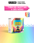 Áo Mưa PlayAh Rainbow Gel 003 siêu mỏng, nhiều gel