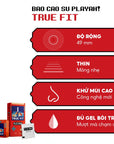 Bao Cao Su PlayAh True Fit Ôm Sát size nhỏ vừa vặn
