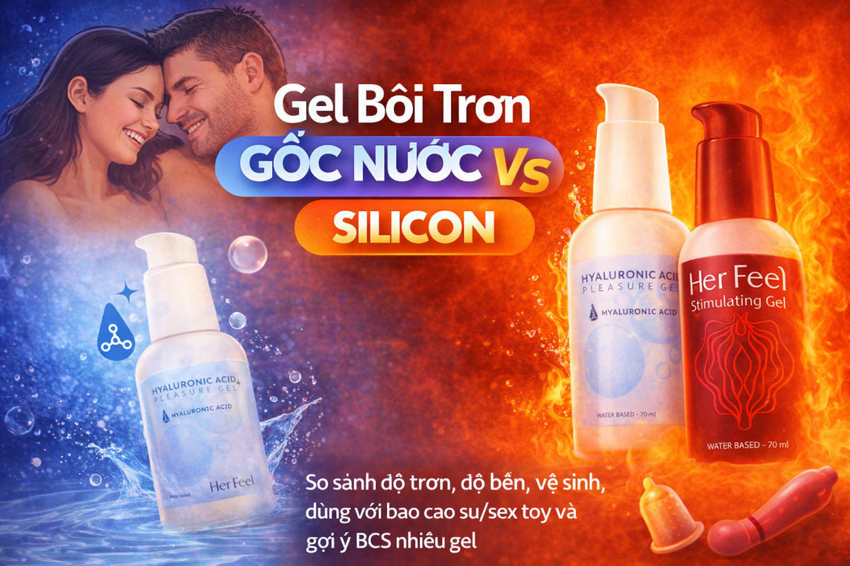 Gel Bôi Trơn Gốc Nước Vs Silicon – Đâu Tốt Hơn?