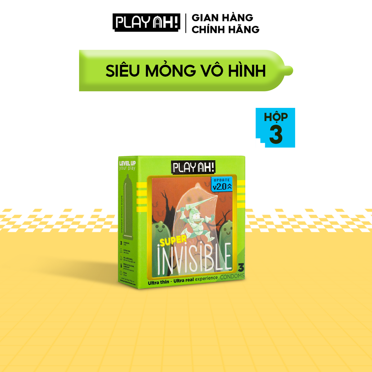 Áo Mưa PlayAh Super Invisible (52mm)