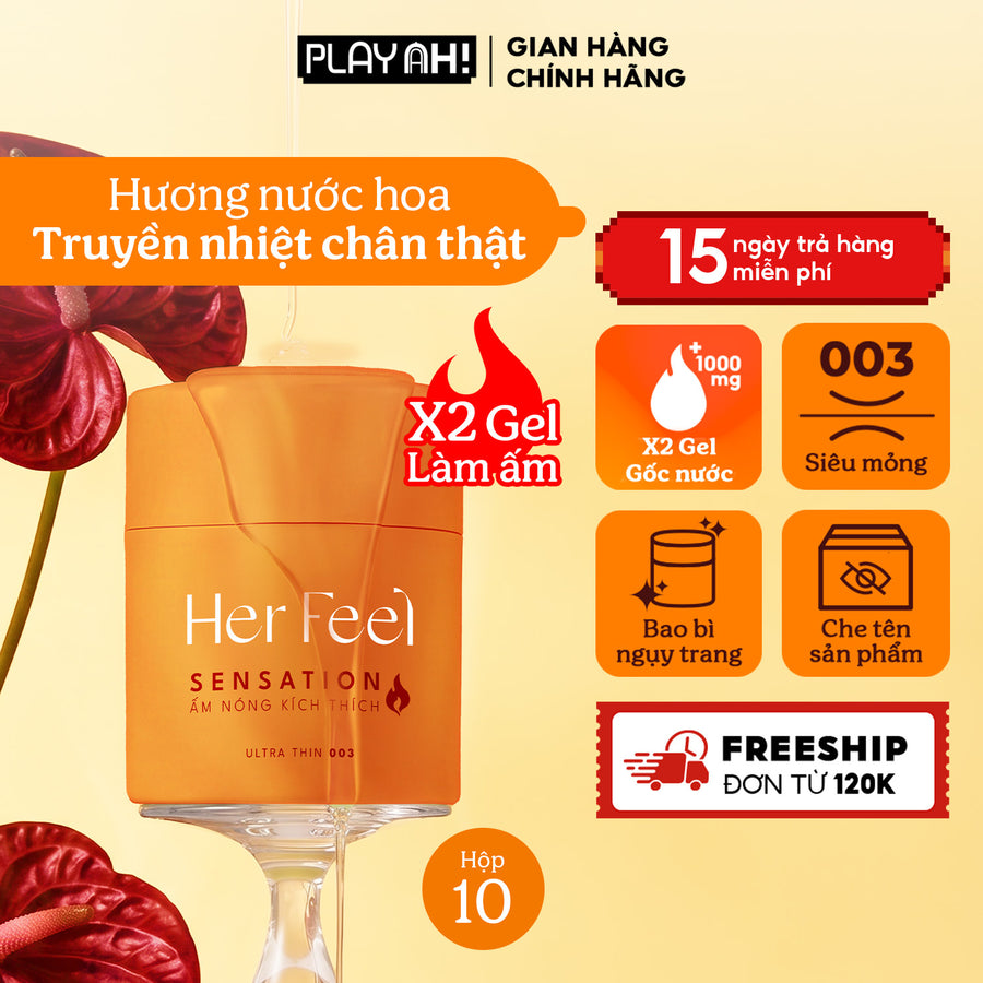 Áo Mưa Her Feel Warm Sensation Ấm Áp (52mm)