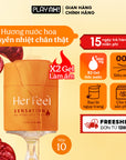 Áo Mưa Her Feel Warm Sensation Ấm Áp (52mm)