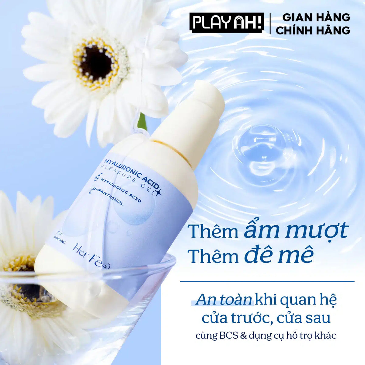 Gel Gốc Nước Her Feel HA Pleasure Gel Dưỡng Ẩm Cao Cấp 70ml