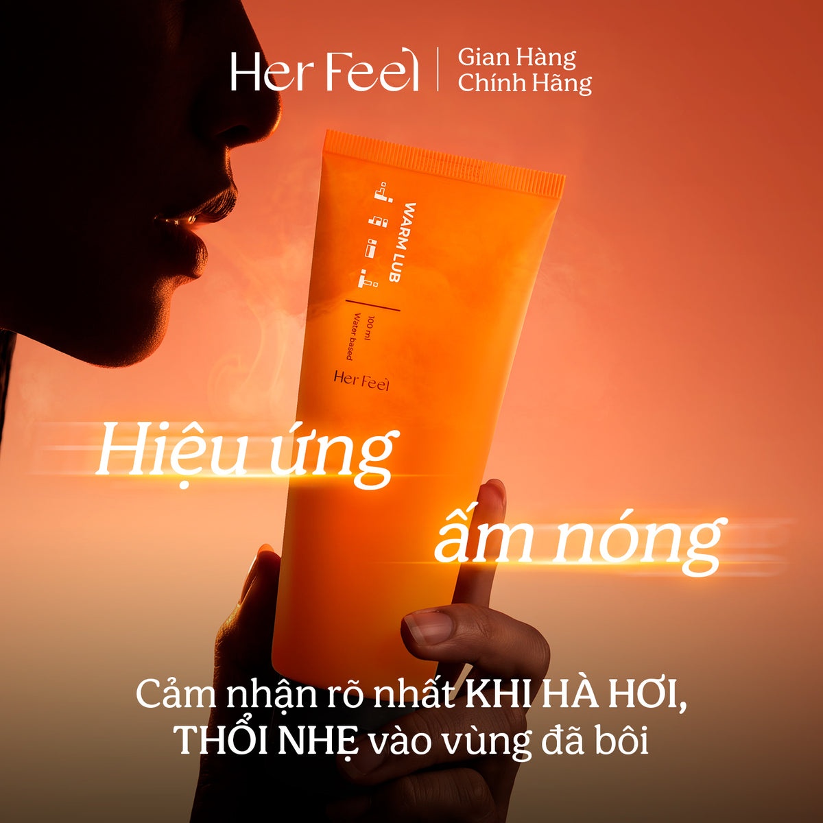 Gel Gốc Nước PlayAh! Her Feel Warm Lub Dạng Ấm Nóng 100ml