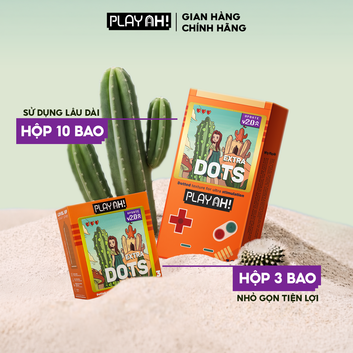 Áo Mưa PlayAh Extra Dots thêm Guy (52mm)