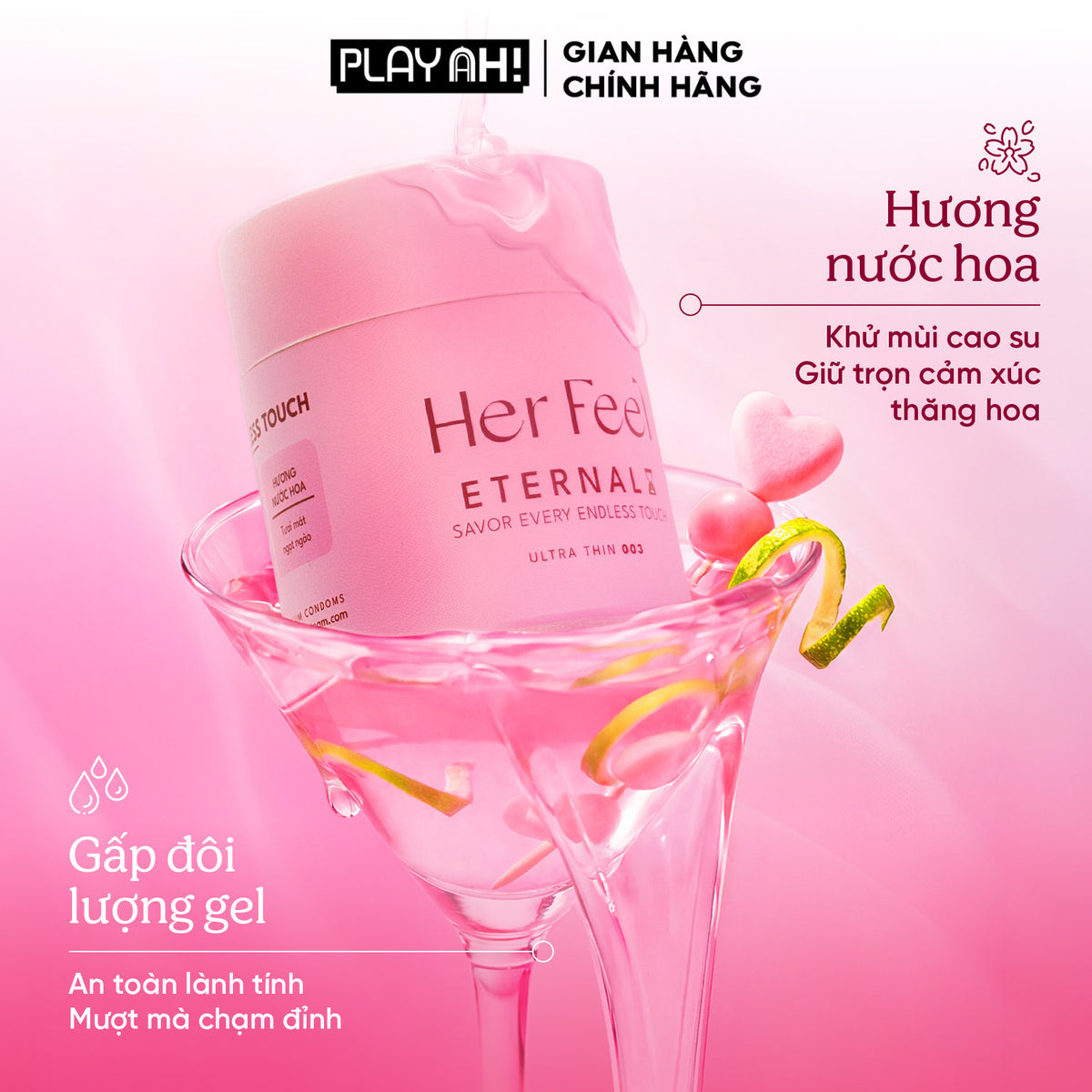 Áo Mưa Her Feel Eternal Pleasure (52mm)