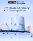 Áo Mưa dưỡng ẩm Her Feel HA gấp đôi gel cao cấp