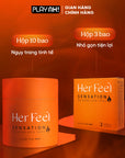Áo Mưa Her Feel Warm Sensation Siêu Mỏng Cao Cấp