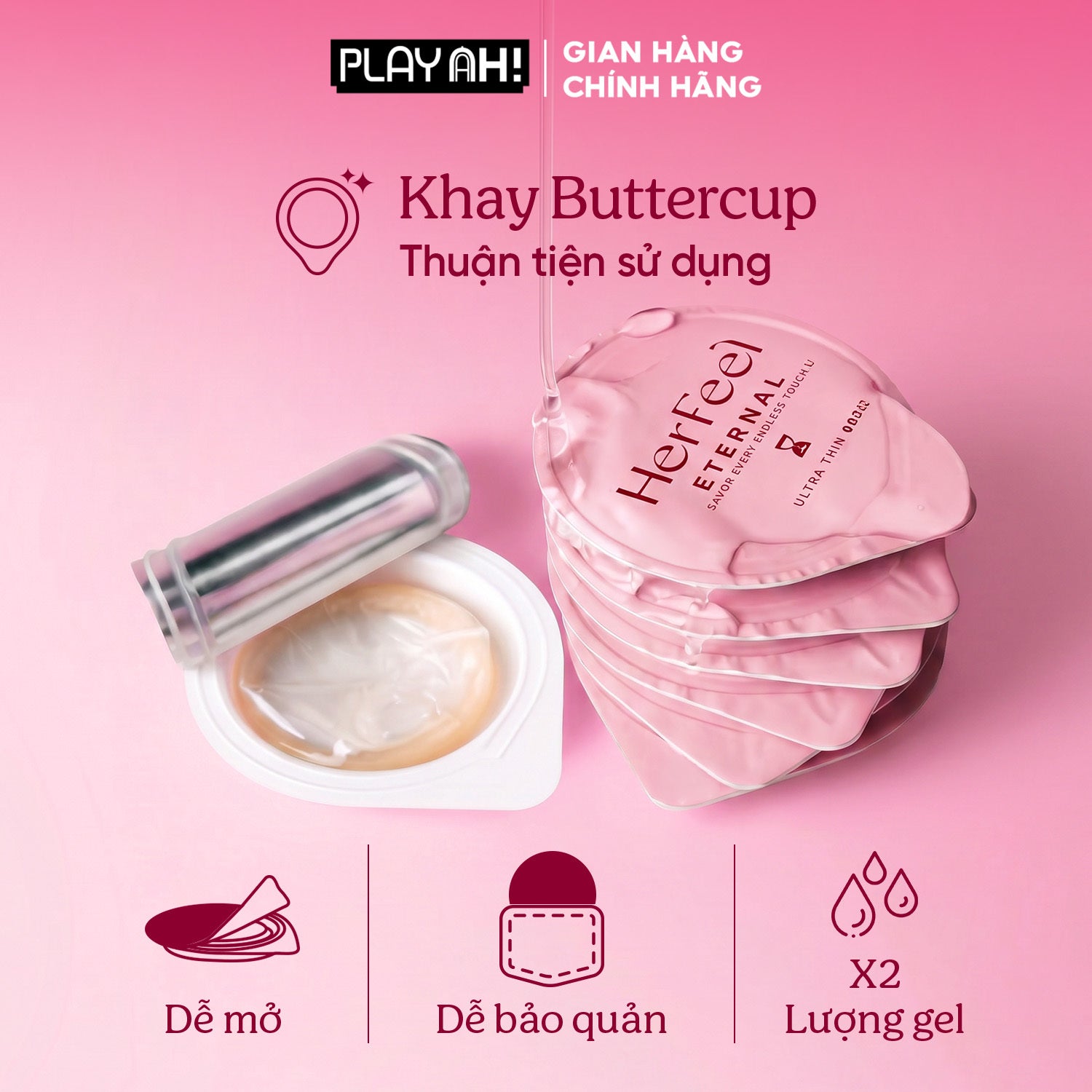 Áo Mưa Her Feel Eternal Pleasure kéo dài thời gian