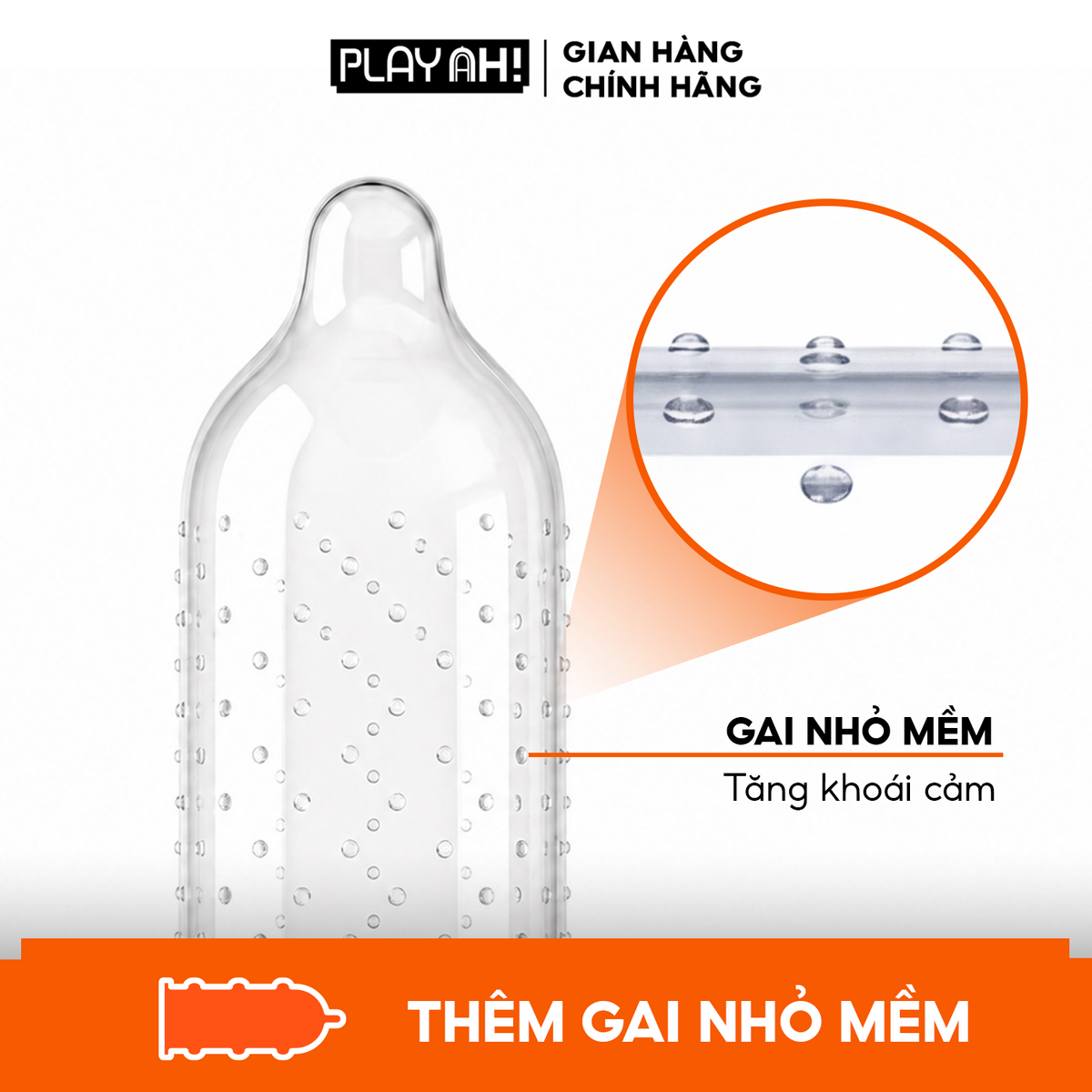 Áo Mưa PlayAh Extra Dots thêm Guy (52mm)